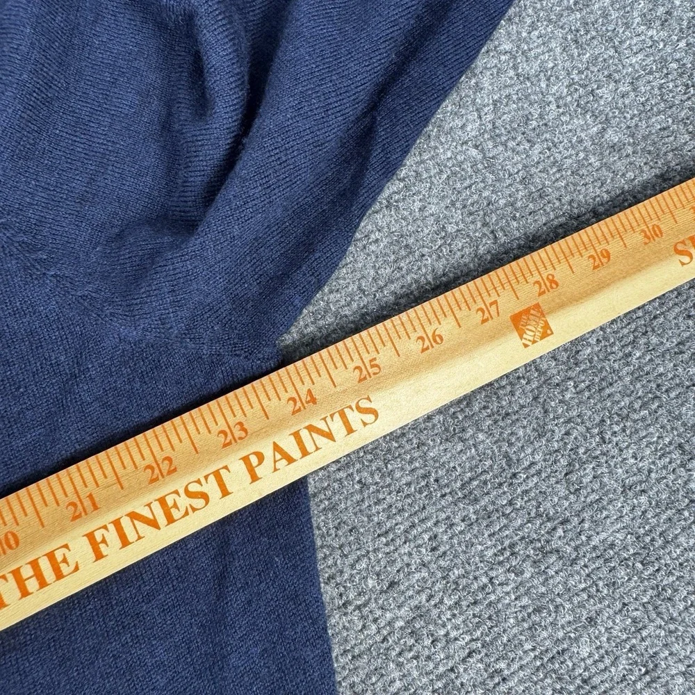 Jos A Bank Sweater‎ Mens XL Blue 100% Merino Wool Knit Pullover Long Sleeve